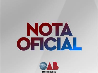 Foto da Notícia: OAB-MT posiciona-se a favor da defesa intransigente da livre manifestação e expressão do pensamento