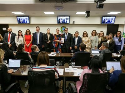 Notícia destaque: Comitiva de Lucas do Rio Verde realiza visitas institucionais em Brasília